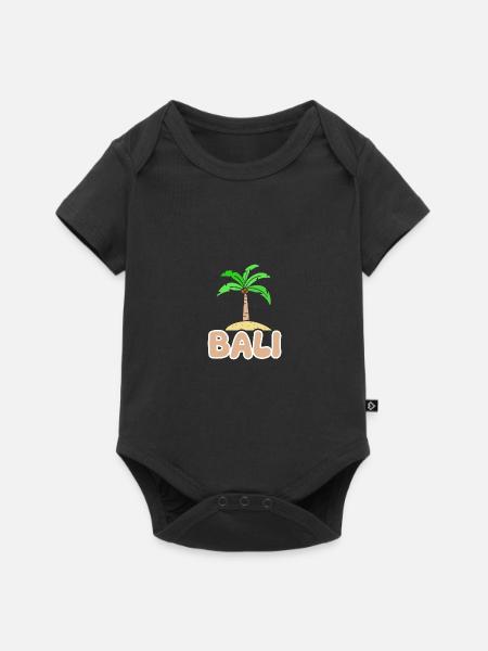 Bali Bali - Baby Premium Kurzarmbody - Schwarz