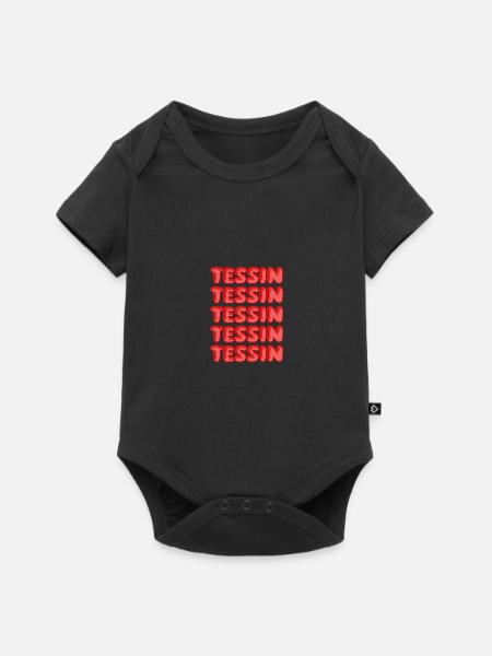 Reise Tessin - Baby Premium Kurzarmbody - Schwarz