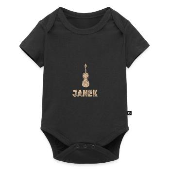 Janek dans le rôle de l’alto - Body à manches courtes Premium Bébé - noir - Devant