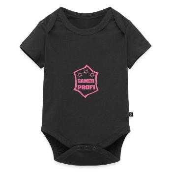 Occupation: Gamer - Baby Premium short-sleeve bodysuit - black - Front
