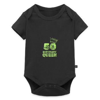 Birthday 50 - Baby Premium short-sleeve bodysuit - black - Front
