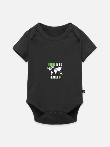 Umweltschutz No Planet B - Baby Premium Kurzarmbody - Schwarz