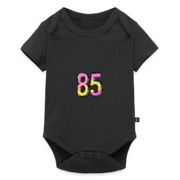 85 Number Comic - Baby Premium short-sleeve bodysuit - black - Front
