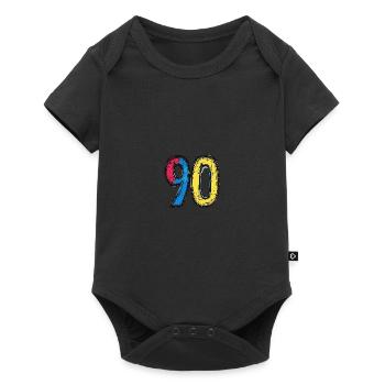 90 Number Comic - Baby Premium short-sleeve bodysuit - black - Front