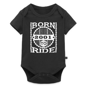 né motard tour cadeau d'anniversaire vélo 2001 - Body à manches courtes Premium Bébé - noir - Devant