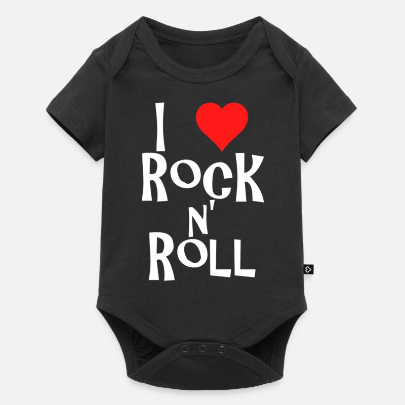 rock n' roll - Body à manches courtes Premium Bébé - noir