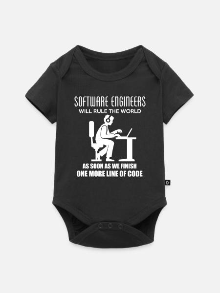 Developer Programming Software Profession Gift - Baby Premium short-sleeve bodysuit - black