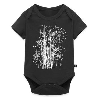 Physics string theory radiation - Baby Premium short-sleeve bodysuit - black - Front