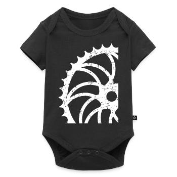bike-rider - Baby Premium short-sleeve bodysuit - black - Front
