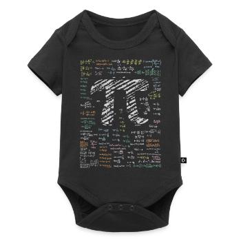 Nombre mathématique pi - Body à manches courtes Premium Bébé - noir - Devant