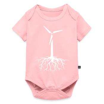 énergie éolienne - Body à manches courtes Premium Bébé - rose - Devant