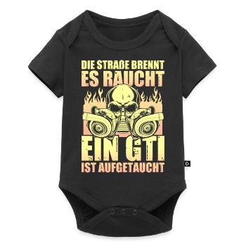 Auto - aufgetaucht - Baby Premium Kurzarmbody - Schwarz - Vorne