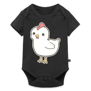 Chicken - Baby Premium short-sleeve bodysuit - black - Front
