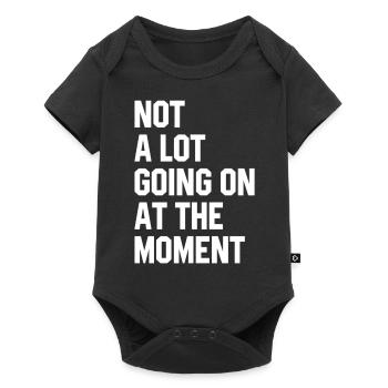 Il ne se passe pas grand-chose en ce moment - Body à manches courtes Premium Bébé - noir - Devant