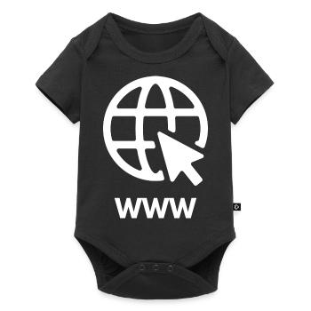 Internet - Baby Premium short-sleeve bodysuit - black - Front