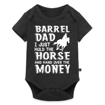 Horse Dad - Baby Premium short-sleeve bodysuit - black - Front