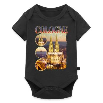 Cologne Cathedral Germany City Skyline Home Love - Baby Premium short-sleeve bodysuit - black - Front