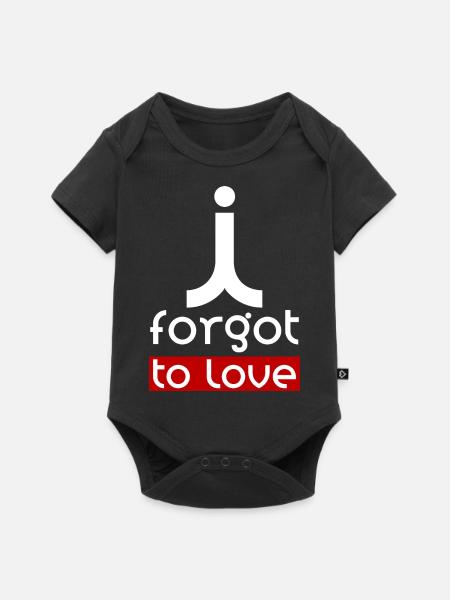 iforgottolove - Body à manches courtes Premium Bébé - noir