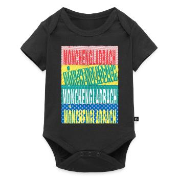 Mönchengladbach Germany City Font Skyline - Baby Premium short-sleeve bodysuit - black - Front