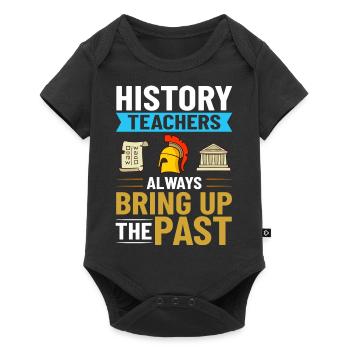 Professeur d’histoire Professeur de leçon Historien - Body à manches courtes Premium Bébé - noir - Devant