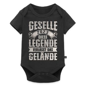 Geselle 2023 Gesellenprüfung - Baby Premium Kurzarmbody - Schwarz - Vorne