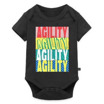 Agility Dog Sport Dog Sports Dog Training - Body à manches courtes Premium Bébé - noir - Devant