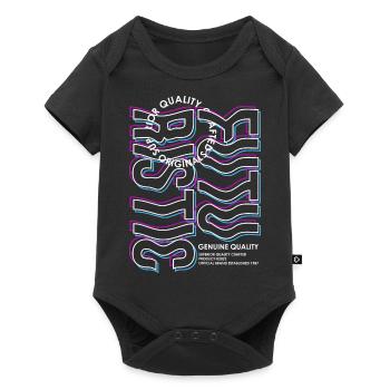 Futuristic Streetwear - Baby Premium Kurzarmbody - Schwarz - Vorne