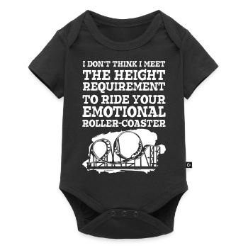 Emotional Roller Coaster - Baby Premium Kurzarmbody - Schwarz - Vorne