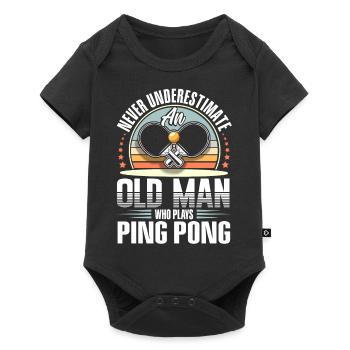 Ping-pong - Body à manches courtes Premium Bébé - noir - Devant