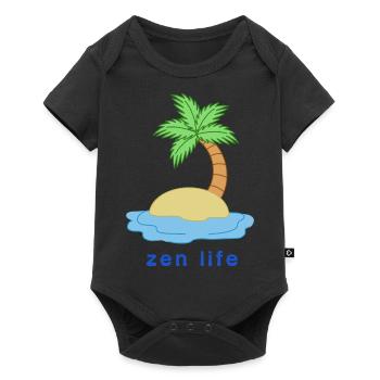 Zen life - Baby Premium short-sleeve bodysuit - black - Front