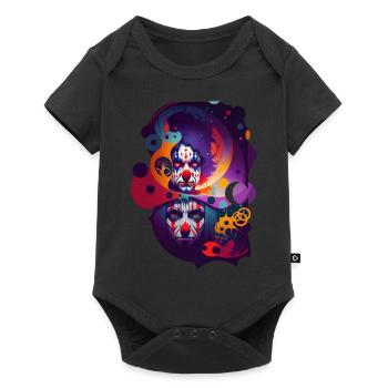 Les clowneries - Body à manches courtes Premium Bébé - noir - Devant