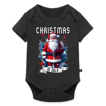 Christmas in July - Baby Premium short-sleeve bodysuit - black - Front
