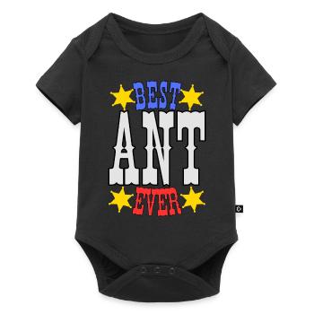 Meilleure tante de tous les temps - Body à manches courtes Premium Bébé - noir - Devant