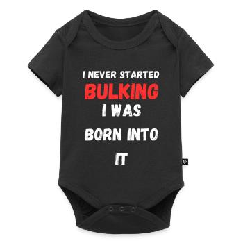 I Am Bulking - Baby Premium short-sleeve bodysuit - black - Front