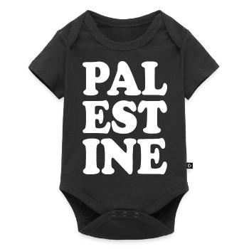 Palestine - Body à manches courtes Premium Bébé - noir - Devant