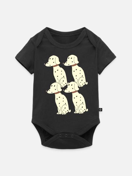 Dalmatian 4 - Baby Premium short-sleeve bodysuit - black