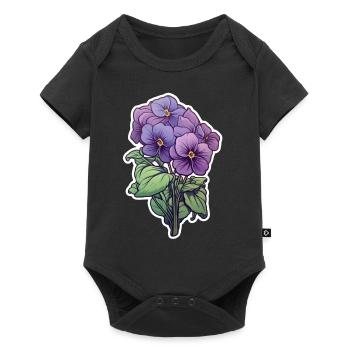 Pensée - Body à manches courtes Premium Bébé - noir - Devant