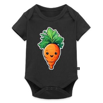 Carotte Carotte Kawai - Body à manches courtes Premium Bébé - noir - Devant