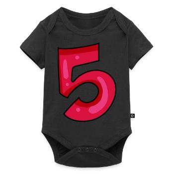 5 - Baby Premium short-sleeve bodysuit - black - Front