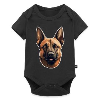 Belgian Malinois - Baby Premium short-sleeve bodysuit - black - Front