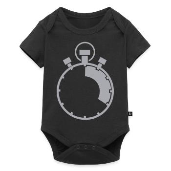 Chronomètre 02 - Body à manches courtes Premium Bébé - noir - Devant