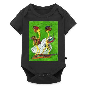 FUNtasie - Baby Premium short-sleeve bodysuit - black - Front
