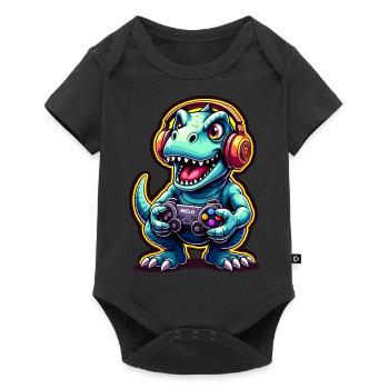 Gamer Gaming Garçons Gaming Gamer - Body à manches courtes Premium Bébé - noir - Devant