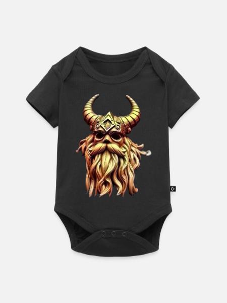 Ragnar Gold - Baby Premium Kurzarmbody - Schwarz