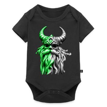 Vert Ragnar - Body à manches courtes Premium Bébé - noir - Devant