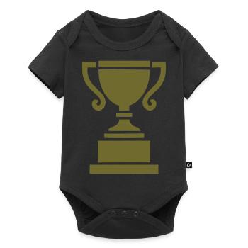 Cup 1 - Baby Premium short-sleeve bodysuit - black - Front