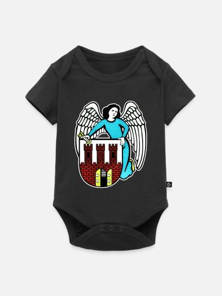 Toruń - Pologne - Body à manches courtes Premium Bébé - noir