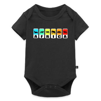 Africa T Shirt & Hoodie for the Africa Safari - Baby Premium short-sleeve bodysuit - black - Front