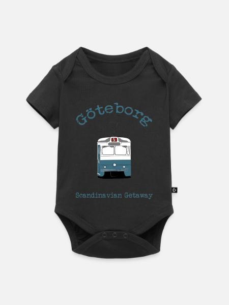 göteborg - Baby Premium kortärmad bodysuit - svart