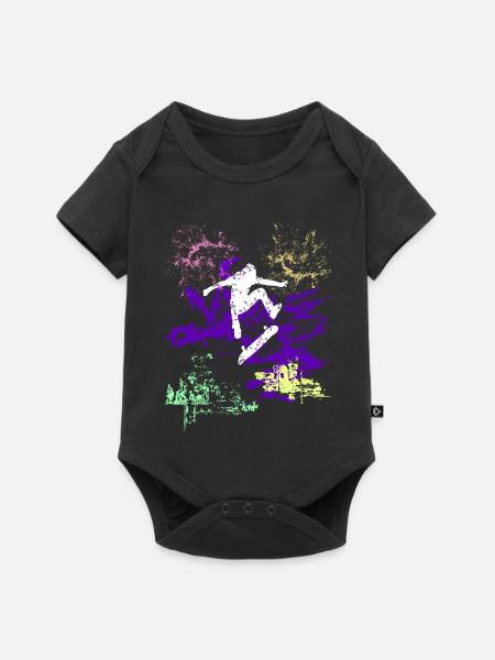 Skater - Baby Premium Kurzarmbody - Schwarz